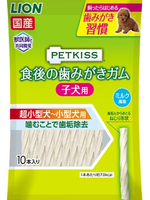 PETKISS 食後の歯みがきガム 超小型犬用 エコノミーパック 100g
