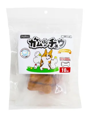 ペットプロ ガムdeチュウ こっこチキン味 プレスガム 10個入