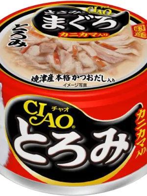 いなば CIAO とろみ ささみ・まぐろ カニカマ入り 80g×24缶