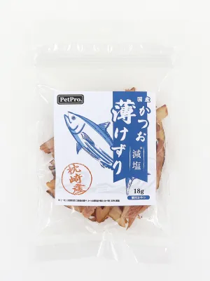 ペットプロ 減塩かつお薄けずり 18g