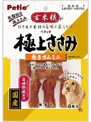 ペティオ 極上ささみ 巻きガム ミニ 6本入