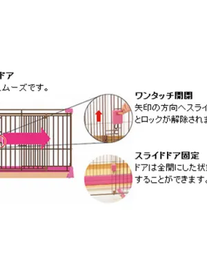 リッチェル ペット用 木製お掃除簡単サークル