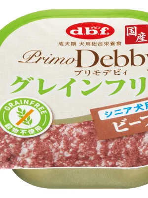 商品 プリモデビィ グレインフリー シニア犬用 ビーフ 95g 画像