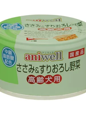 商品 アニウェル ささみ&すりおろし野菜 高齢犬用 85g 画像