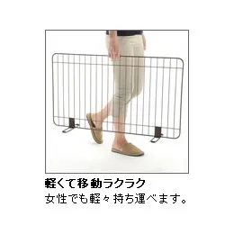 リッチェル スタンド簡易ペットゲート ブラウン