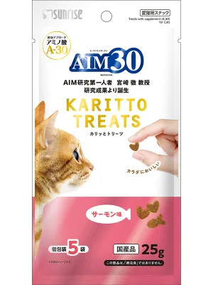 商品 サンライズ AIM30 カリッとトリーツ サーモン味 5g×5袋 画像
