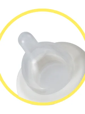 森乳サンワールド 哺乳器 シリコン・ノーマル乳首(スペア付き) 120ml
