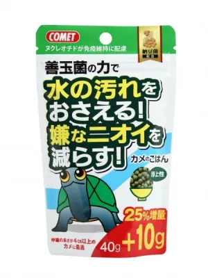 コメット カメのごはん 水の汚れをおさえる! 嫌なニオイを減らす! 納豆菌配合 40g