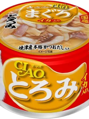 いなば CIAO とろみ ささみ・まぐろ イカ入り 80g×24缶