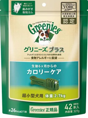 グリニーズ プラス カロリーケア 超小型犬用 2-7kg 42本入