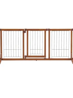 商品 リッチェル ペット用木製おくだけドア付ゲート 画像