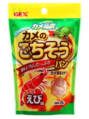 GEX カメ元気 カメのごちそうパン えび