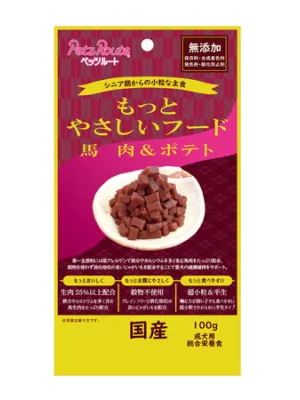 商品 ペッツルート もっとやさしいフード 馬肉&ポテト 画像
