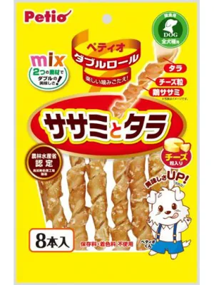 ペティオ ダブルロール ササミとタラ チーズ入