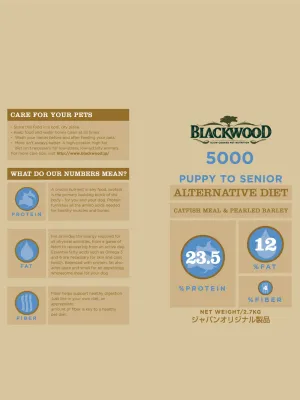 ブラックウッド 5000 なまず 全犬種 離乳後-老齢期