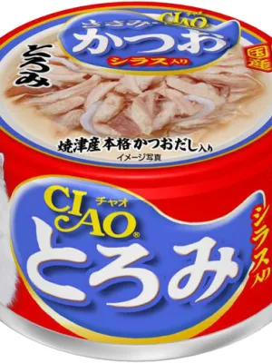 商品 いなば CIAO とろみ ささみ・かつお シラス入り 80g×24缶 画像