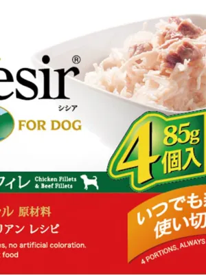 シシア ドッグフード チキン&ビーフ 85g×4個パック