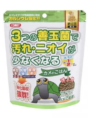 コメット カメのごはん 3つの善玉菌で汚れ・ニオイが少なくなる 納豆菌配合