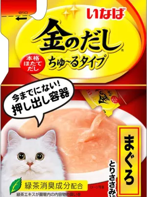 いなば 金のだしちゅーるタイプ まぐろ とりささみ入り