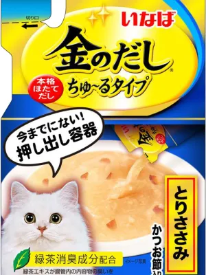 いなば 金のだしちゅーるタイプ とりささみ かつお節入り