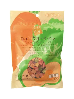 ペッツルート ひとくちオードブル ミックスやさい入り 100g