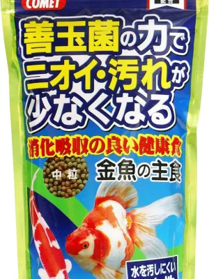 コメット 金魚の主食 3つの善玉菌で汚れ・ニオイが少なくなる 納豆菌配合