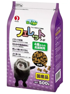 森の小動物 フェレットフード 高齢期用 500g