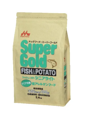 スーパーゴールド フィッシュ&ポテト シニアライト シニア犬用 低アレルゲンフード