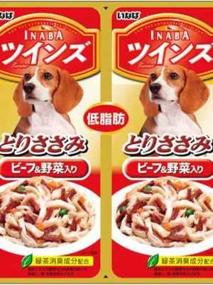 いなば ツインズ とりささみ ビーフ&野菜入り