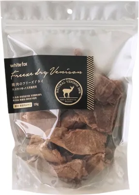 ホワイトフォックス 犬猫用 鹿肉のフリーズドライ 30g