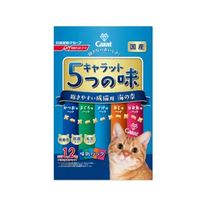 ペットライン キャラット 5つの味 飽きやすい成猫用 海の幸 1.2kg