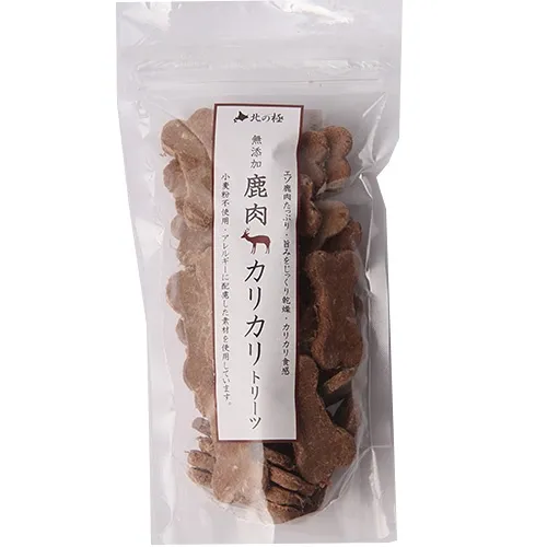 商品 北の極 鹿肉カリカリトリーツ 80g 画像