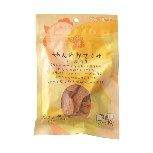 商品 ペッツルート やんわかささみ チーズ入り 70g 画像