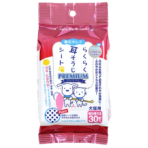 商品 スーパーキャット らくらく耳そうじシート 30枚入 画像