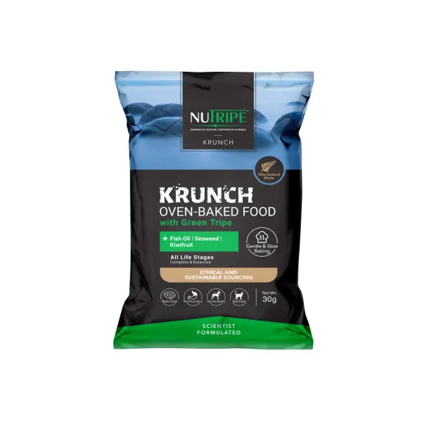 商品 ニュートライプ クランチ オーブンベークド ラムwithグリーントライプ 30g 画像
