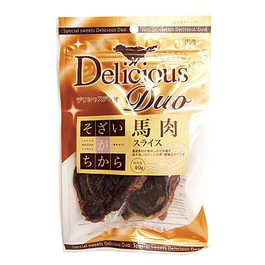 商品 デリシャスデュオ そざいがちから 馬肉スライス 画像
