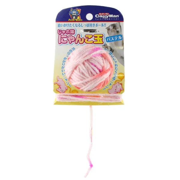 商品 ドギーマン じゃれ猫にゃんこ玉 パステル 画像