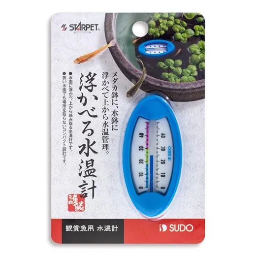 商品 スドー 浮かべる水温計 画像
