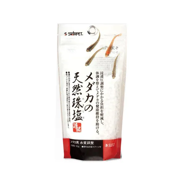 商品 スドー メダカの天然珠塩 200g 画像