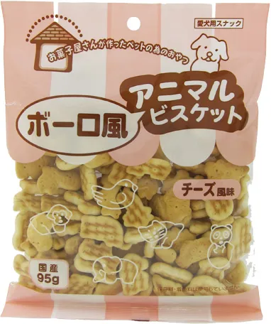 商品 オーシーファーム ボーロ風アニマルビスケット チーズ風味 画像
