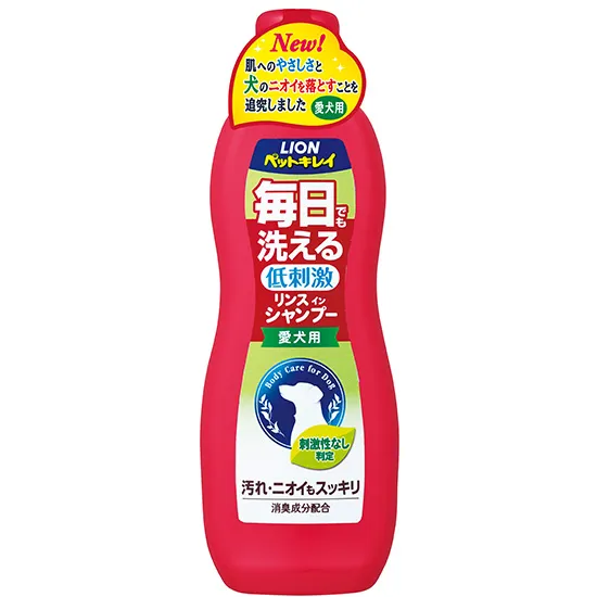 商品 ライオン ペットキレイ 毎日でも洗えるリンスインシャンプー 愛犬用 330ml 画像