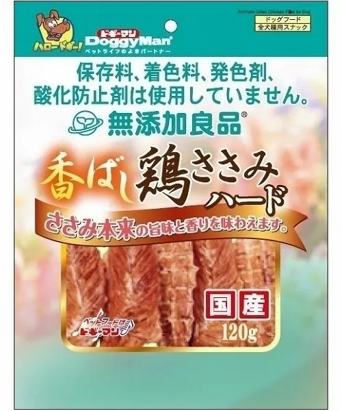 商品 ドギーマン 無添加良品 香ばし鶏ささみ 画像