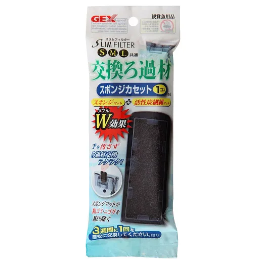 商品 GEX 交換ろ過材 スポンジスリムカセット 1個入 画像