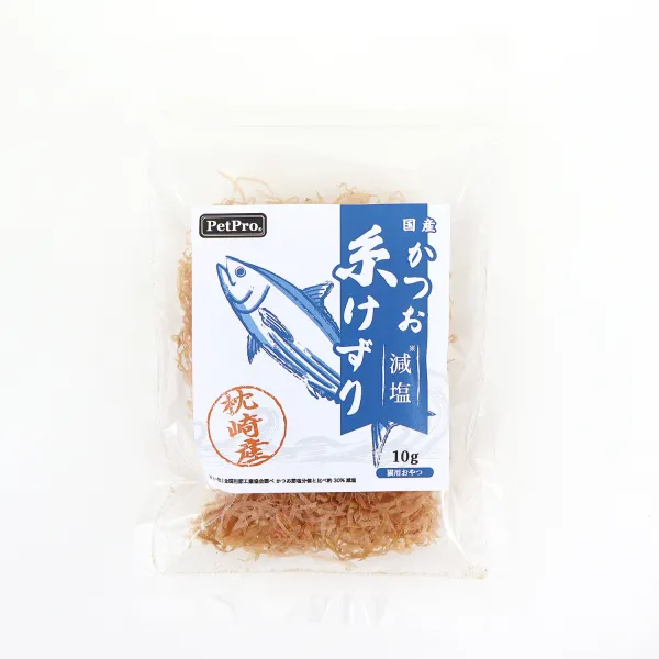 商品 ペットプロ 減塩かつお糸けずり 10g 画像