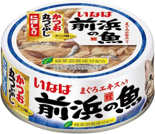 商品 いなば 前浜の魚 かつお丸つぶし にぼし入り 115g 画像