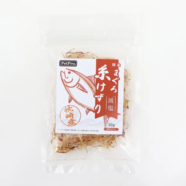 商品 ペットプロ 減塩まぐろ糸けずり 10g 画像