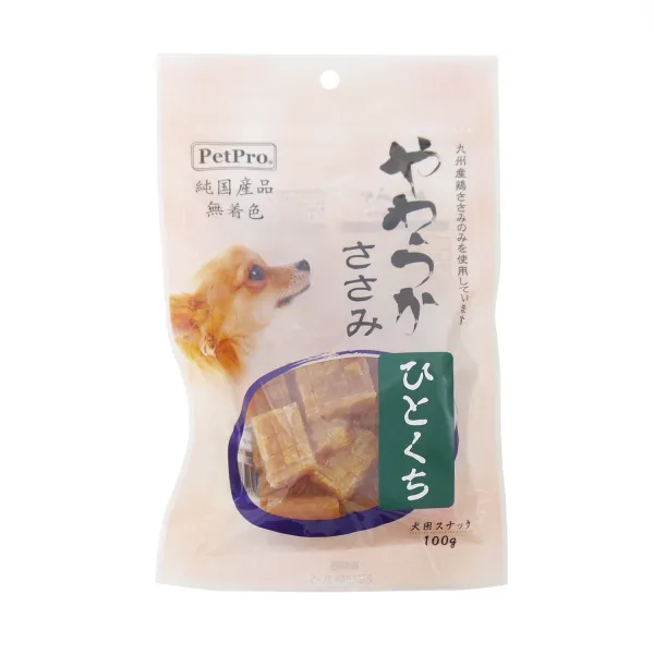 商品 ペットプロ 純国産やわらかささみひとくち 画像
