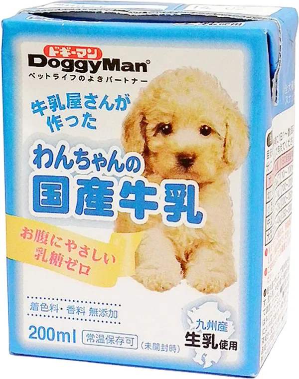 商品 ドギーマン 牛乳屋さんが作ったわんちゃんの国産牛乳 画像