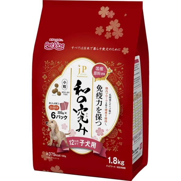 商品 ジェーピースタイル 和の究み 小粒 12ヶ月までの子犬用 画像