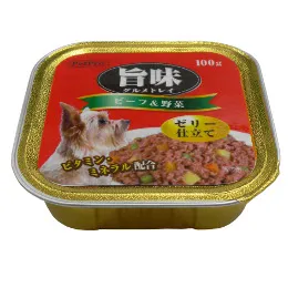 商品 ペットプロ 旨味グルメ 犬トレー ビーフ&野菜 画像